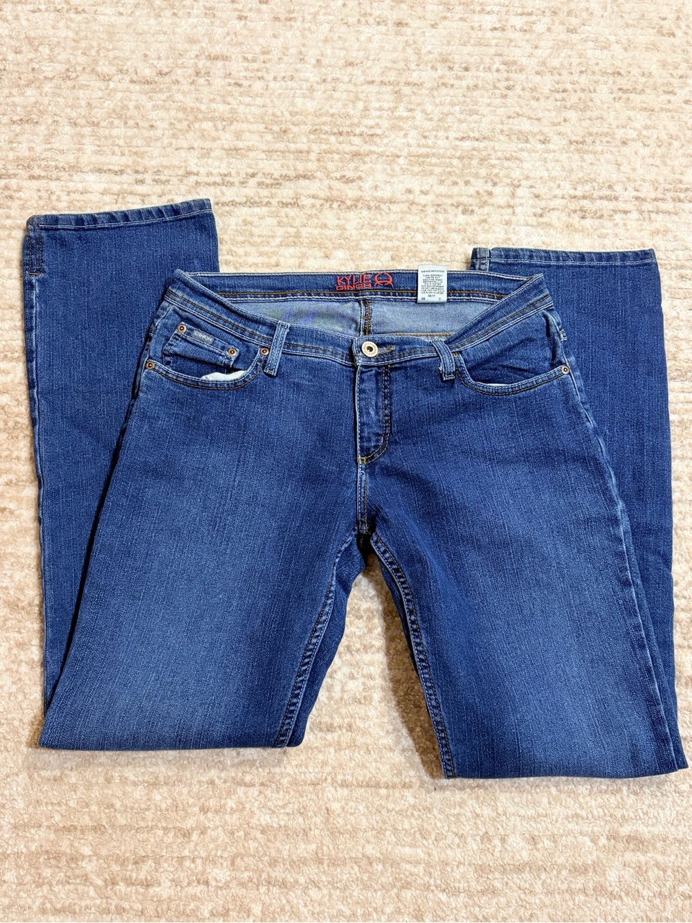 Cinch Kylie Slim Fit Straight Leg Medium Wash Stretch Denim Jeans Womens 30 Long